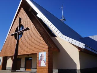 Première église passive en Pologne à Szaflary